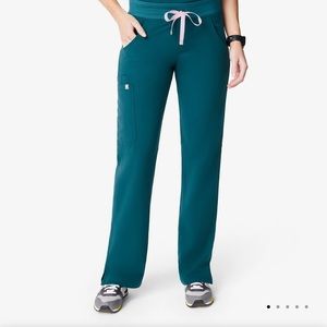 FIGS Kade Scrub Pants in Caribbean Blue- XS petite